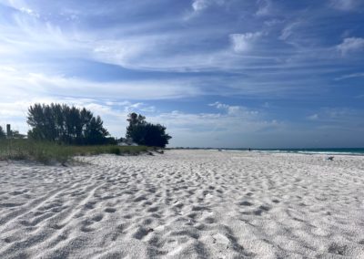 2022-05-24 USA Florida Anna Maria Island Beach white sand house nature wild ocean