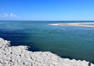 2022-05-29 USA Florida Sanibel Island Blind Pass Beach sand water ocean nature wild beach
