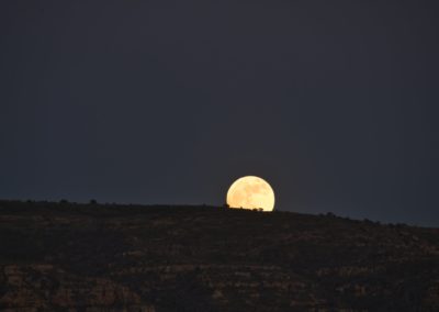 2022-06-14 USA Arizona Sedona sunset airport mesa overlook moon rock night moonlight full moon
