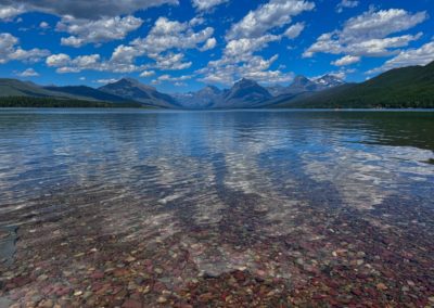 2022-07-20 USA Montana Glacier National Park Apgar Village Lake McDonald mountains landscape
