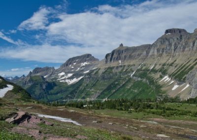 2022-07-23 USA Montana Glacier National Park Hidden Lake Hike landscape mountains greens