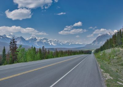 2019-05-29 Canada Alberta Jasper National Park Icefields Parkway Promenade des Glaciers Highway 93 Autoroute 93 scenic road Rocky Mountains mountains forest