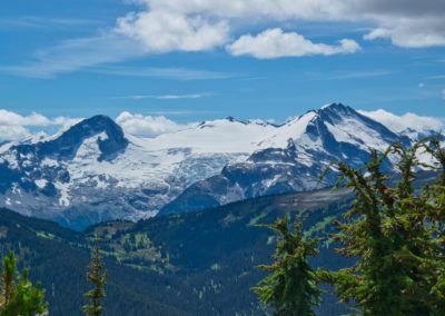2022-08-15 Canada British Columbia Colombie-Britannique Whistler Blackcomb Mountain Blackcomb Meadows Trail randonnée montagnes paysage verdure glacier