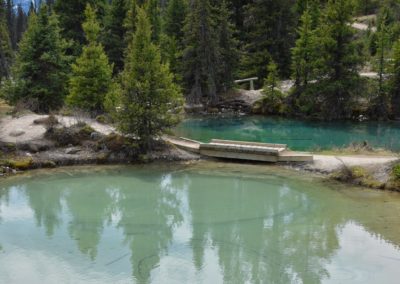 2019-05-23 Canada Alberta Banff National Park Johnston Canyon Hike nature landscape ink pots mountains forest water