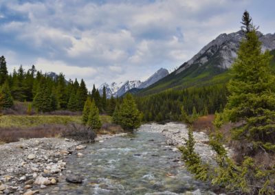 2019-05-23 Canada Alberta Banff National Park Johnston Canyon Hike nature landscape ink pots mountains forest water river
