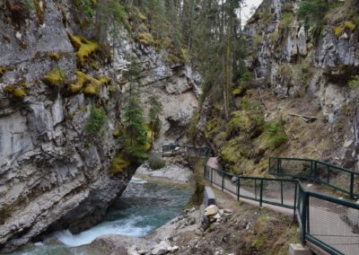 2019-05-23 Canada Alberta Banff National Park Johnston Canyon Hike nature landscape ink pots mountains forest water river canyon