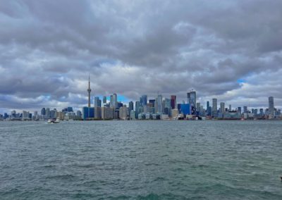 2022-10-07 Canada Ontario Toronto city urban buildings skyline view panorama ward's island