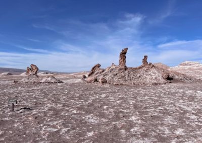 2022-11-22 Chile Amérique du Sud Chili Altiplano haut plateau chilien cordillère des Andes San Pedro de Atacama Village Valle de la Luna Moon valley vallée de la lune sable pierres ciel bleu formation rocheuse roche sec désert