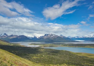 2022-12-10 Argentine Patagonie El Calafate Parc National Los Glaciares Parque Nacional Randonnée Cerro de los Cristales Glacier Perito Moreno paysage Lac Argentino Lac Roca lac montagnes forêt steppe vue point de vue