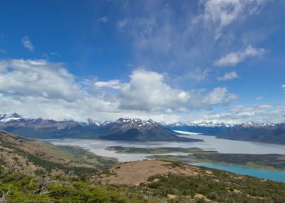 2022-12-10 Argentine Patagonie El Calafate Parc National Los Glaciares Parque Nacional Randonnée Cerro de los Cristales Glacier Perito Moreno paysage Lac Argentino Lac Roca lac montagnes forêt steppe vue point de vue